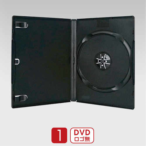 JH-001 DVDトールケース<br>黒  / 14mm / 1枚収納