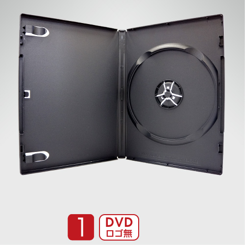 DVDトールケース14mm/1枚収納（黒）