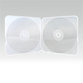 CD/DVD/SS-060/PPスリムケース4mm/1枚収納（クリア）